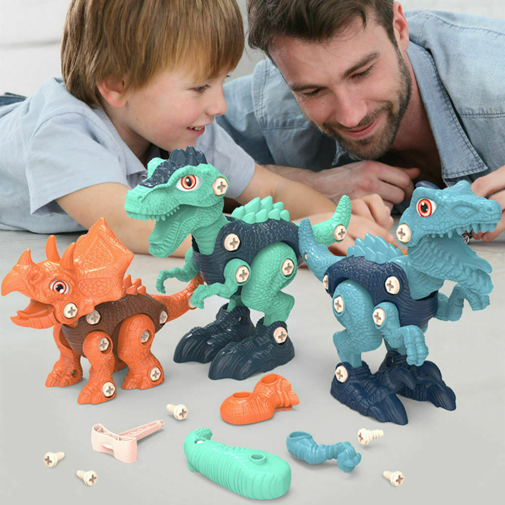 Take Apart Dinosaur Assembling Toys w/ Screwdriver DIY Animal Construction