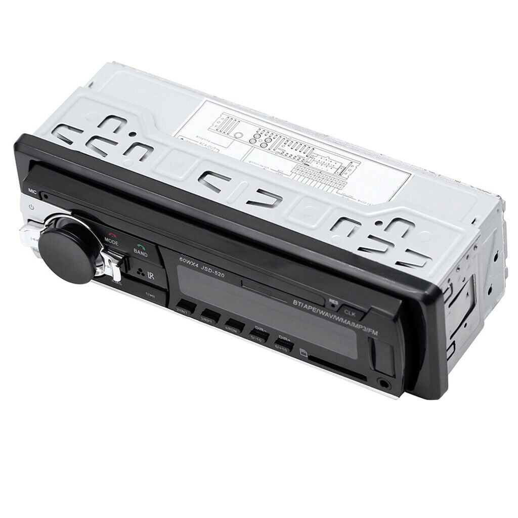 Bluetooth 4 x 60W Car Stereo Radio MP3 Player FM SD TF AUX In-dash JSD 520