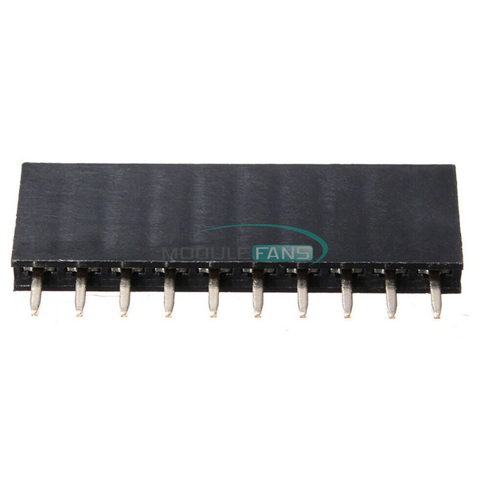 20PCS 2.54mm 1x10 Single Row 10Pins Header PCB Socket Female