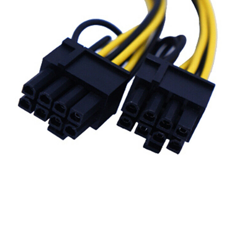 Video card 6pin to Double 8pin(6pin+2pin) connector cable extention cable.l8