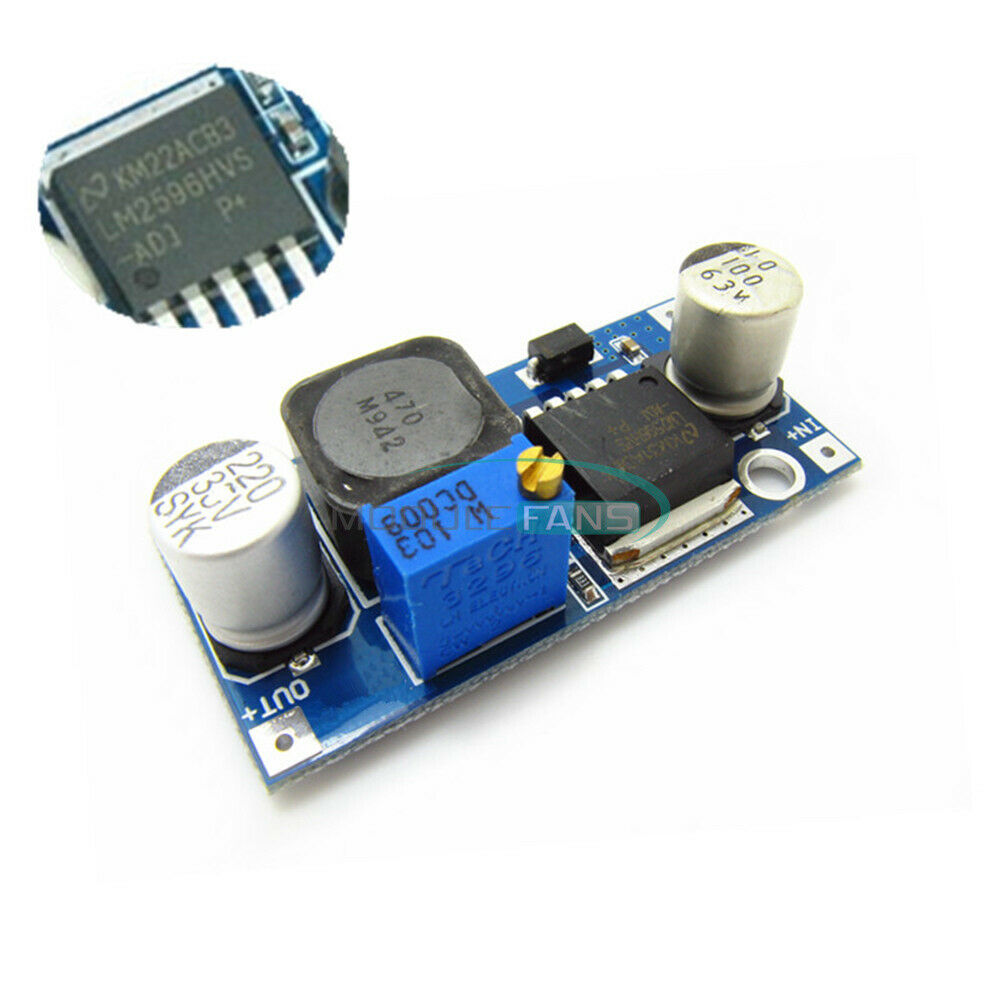 2PCS LM2596HVS LM2596HV DC-DC Adjustable Step Down Converter Power Buck Module