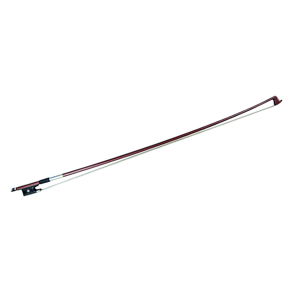 4/4 Size Violin Bow with Ebony Frog Natural Mongolia Horsehair Fast Response