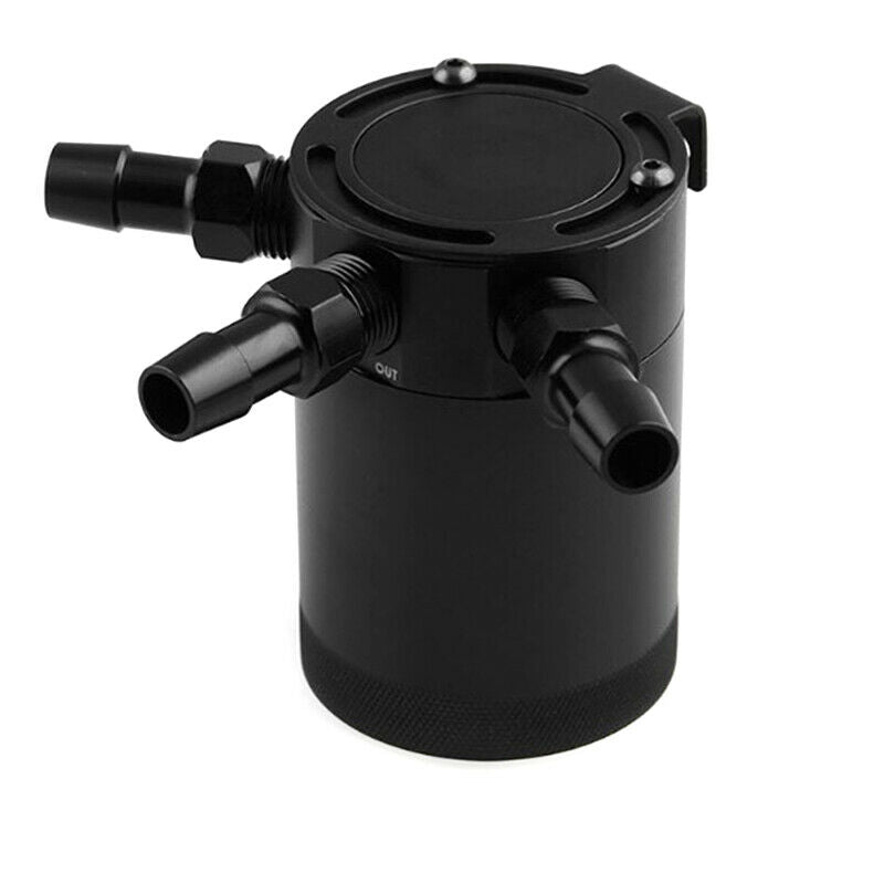 Universal Racing Baffled 3-Port Oil Catch Can/Tank/Reservoir Air-Oil SeparatDEAU
