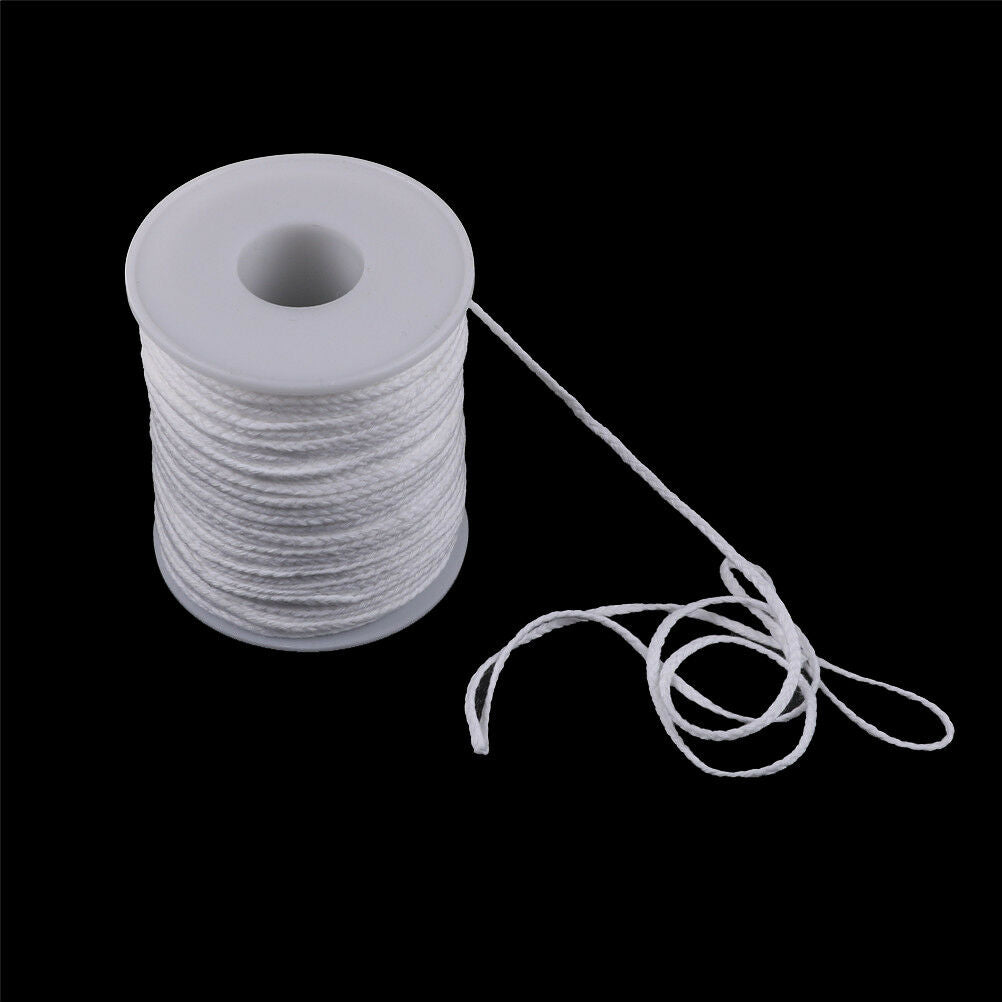 Spool of Cotton White Braid Candle Wicks Core Candle Making Supplies OH BDAU