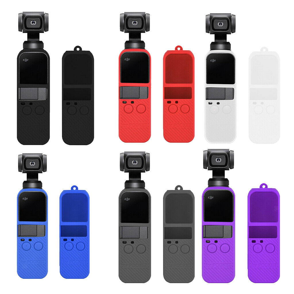 Silicone Case Cover Skin Shell for DJI OSMO Pocket Gimbal Camera  Red