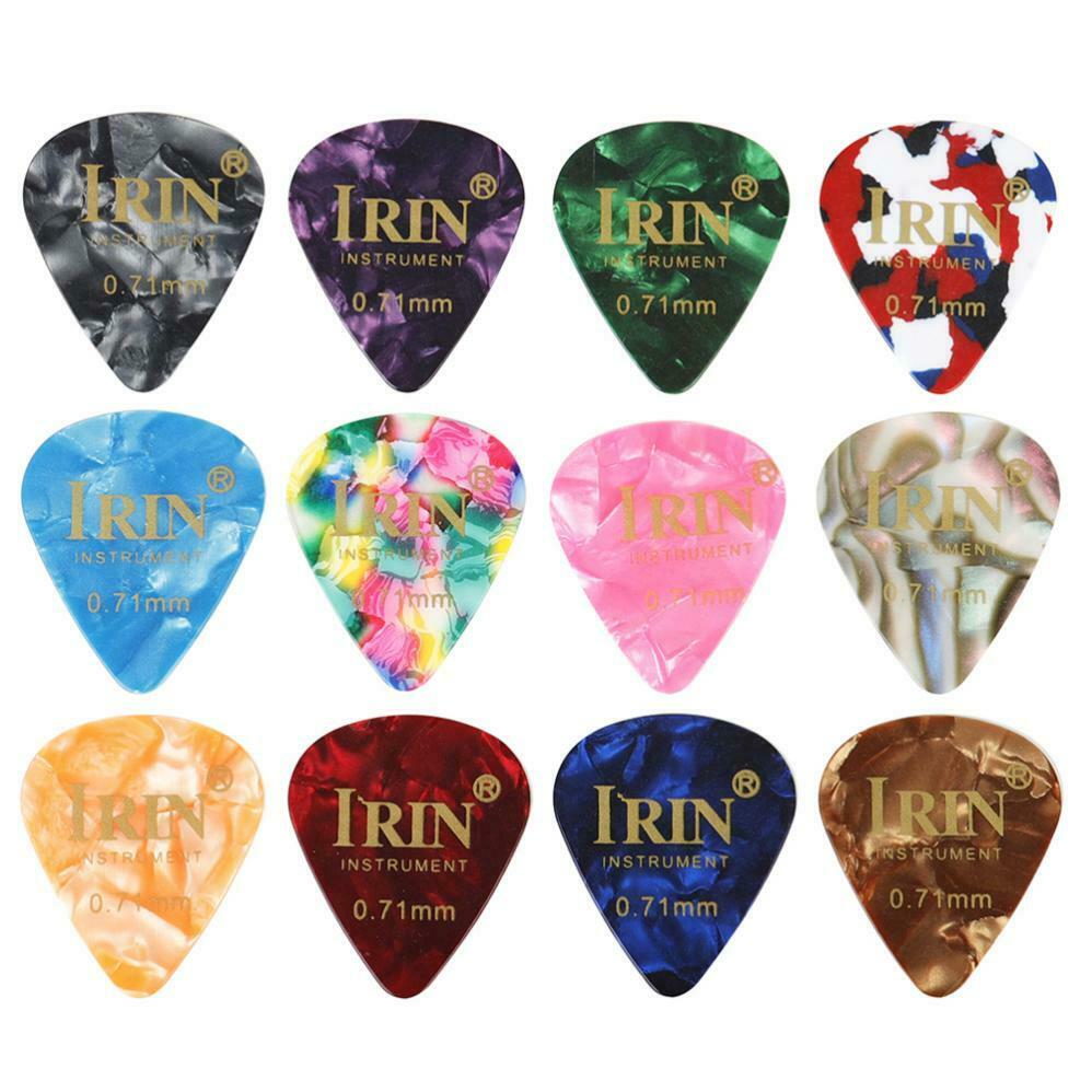 Guitar Picks 0.71mm Celluloid Colorful Skidproof Water Droplets Shape Plectrum
