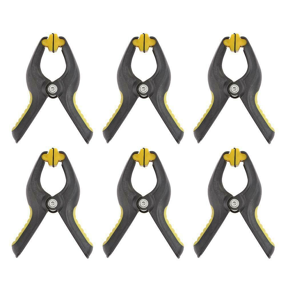 6pcs Nylon 3inch A Type Clamps Carpentry Fixed Hand Tools for Woodworking @