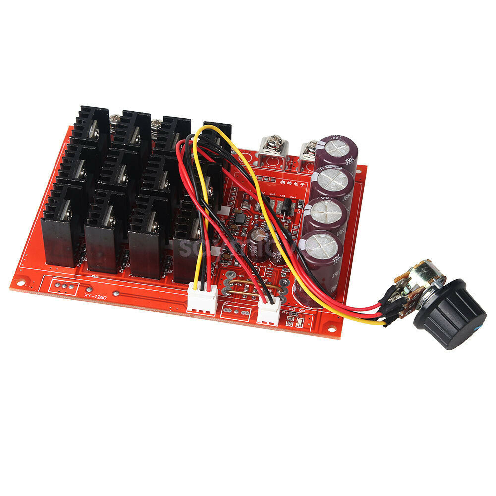 10-50V 60A DC Motor Speed Control PWM HHO RC Controller 12V 24V 48V 3000W MAX