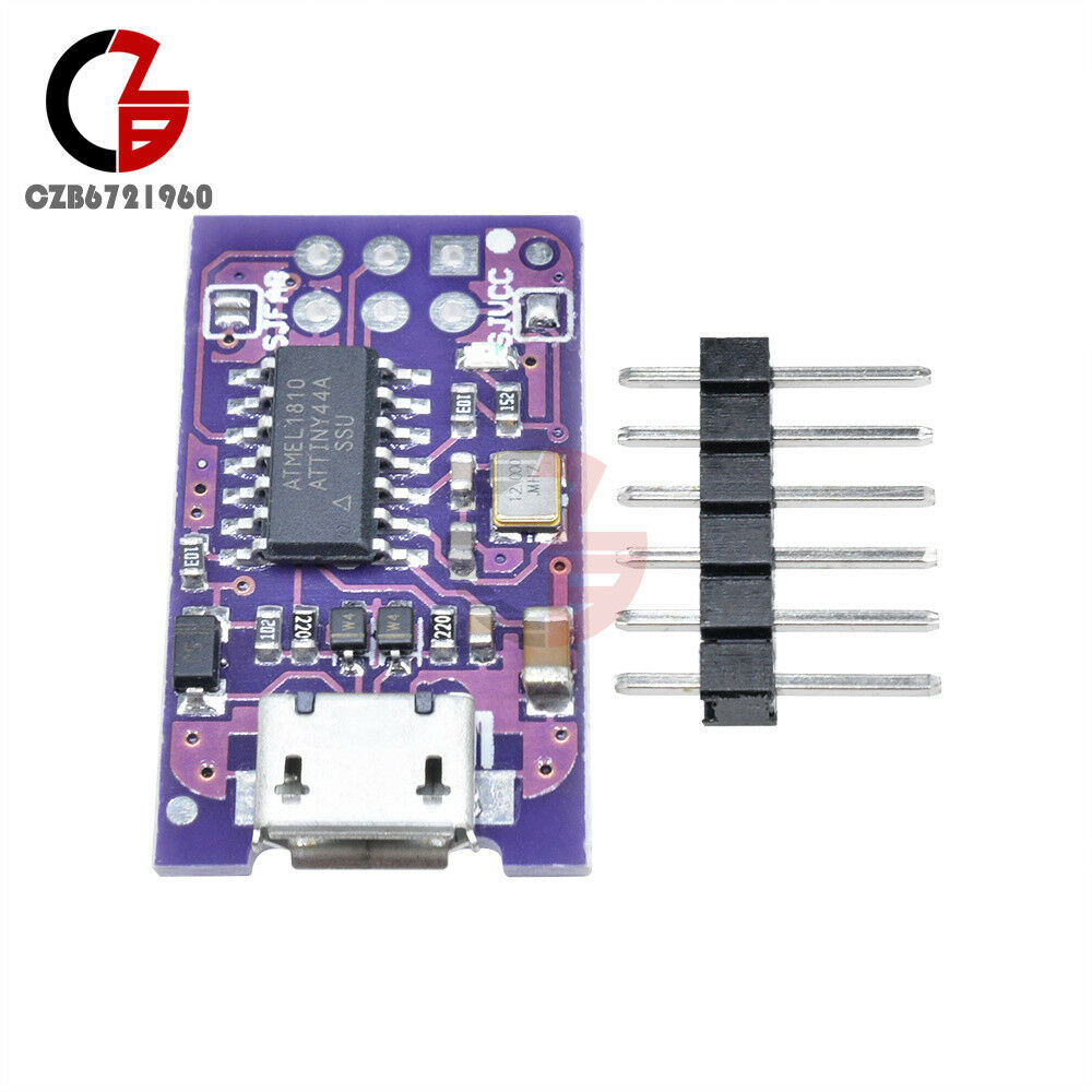 Micro USB Tiny AVR ISP ATtiny44 USBTinyISP Programmer 5V For Arduino Bootloader