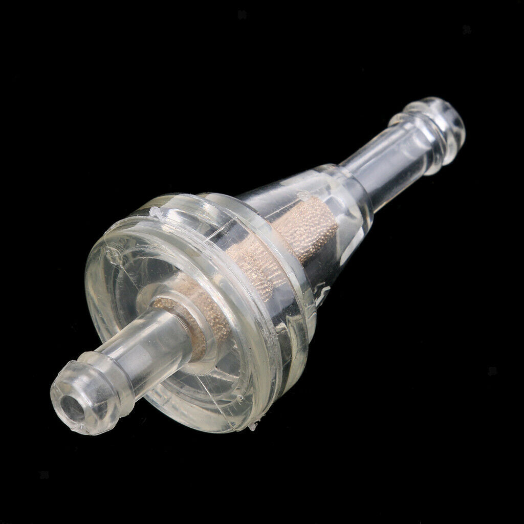 Universal Petrol Inline Fuel Filter Motorcycle Part For 6mm And 8mm Pipes