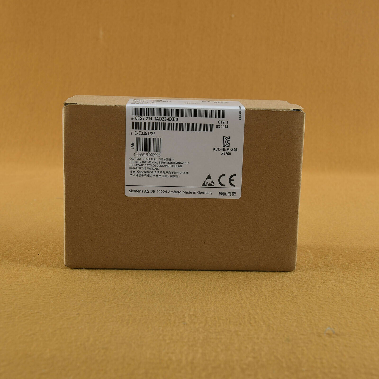 1PC New 6ES7 214-1AD23-0XB0 One year warranty Fast  SM9T
