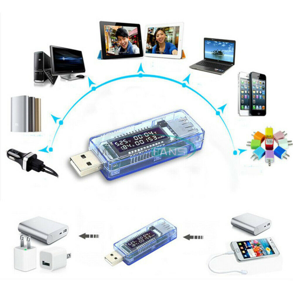 USB Charger 3A Medical Power Detector Test Of battery of Current&Voltage Tester