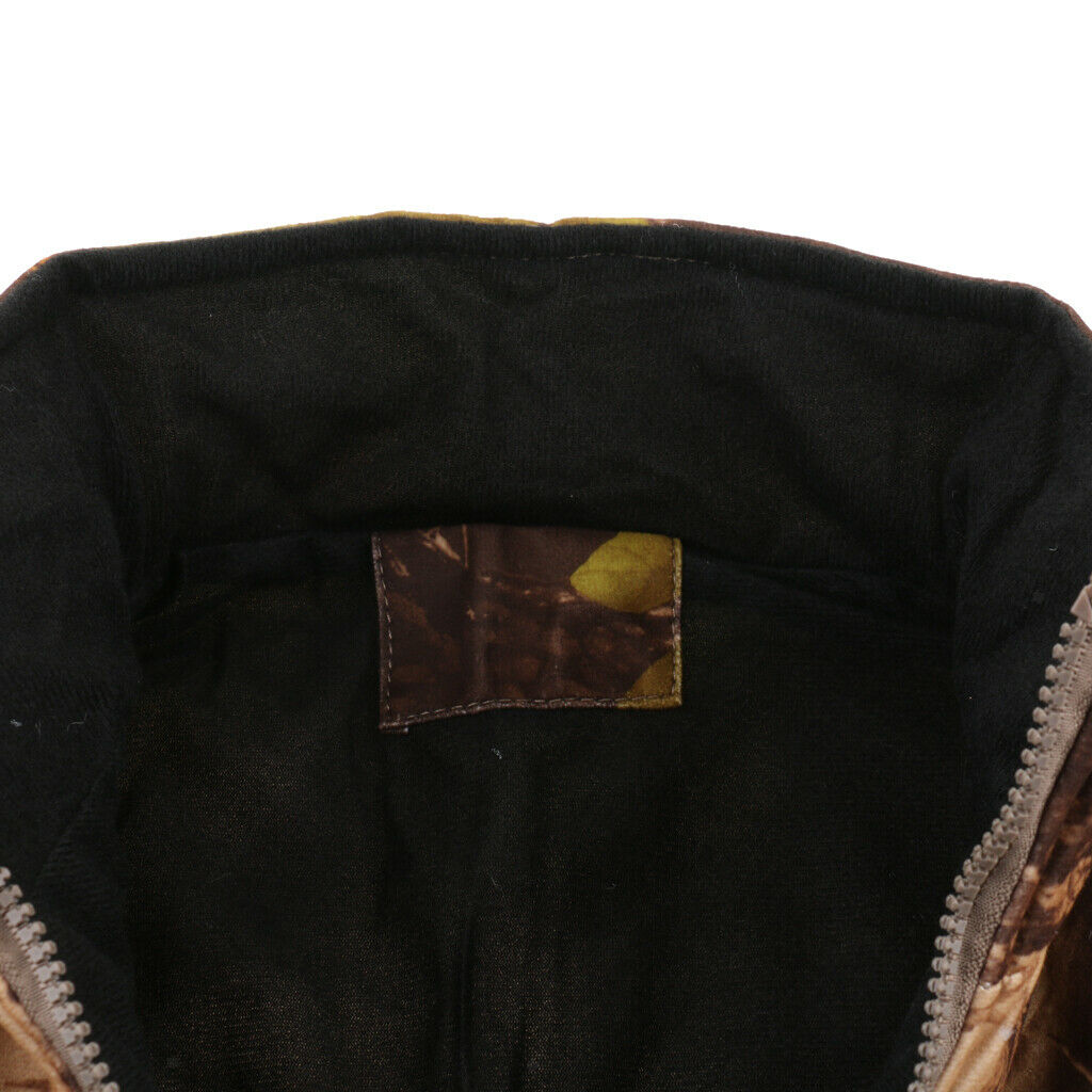 Men's Thermal Soft Fleece Camo Vest for Outdoor Hunting Hiking Climbing