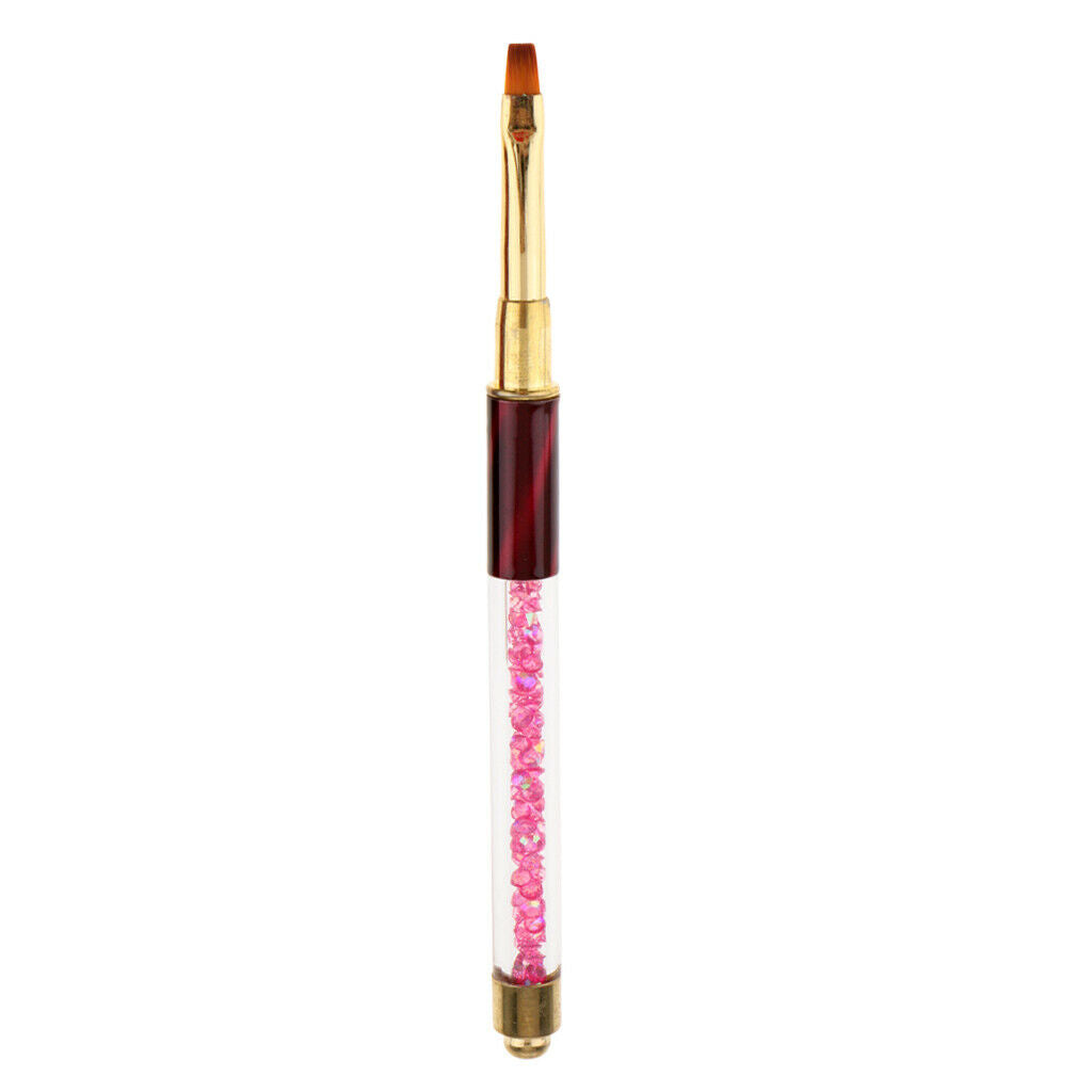 Professional Nail Art Brush UV Gel Polish Drawing Liner Painting Design Pen Pink