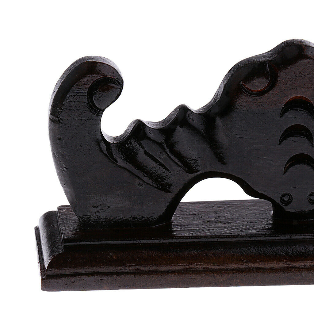 Chinese Traditional Brush Rack Brush Pen Holder Natural Wood Brush Penholder