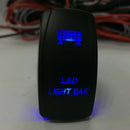 5 Pin LED Backlit 12V Car Auto Boat Rocker ON/OFF Toggle Switch Spst S001