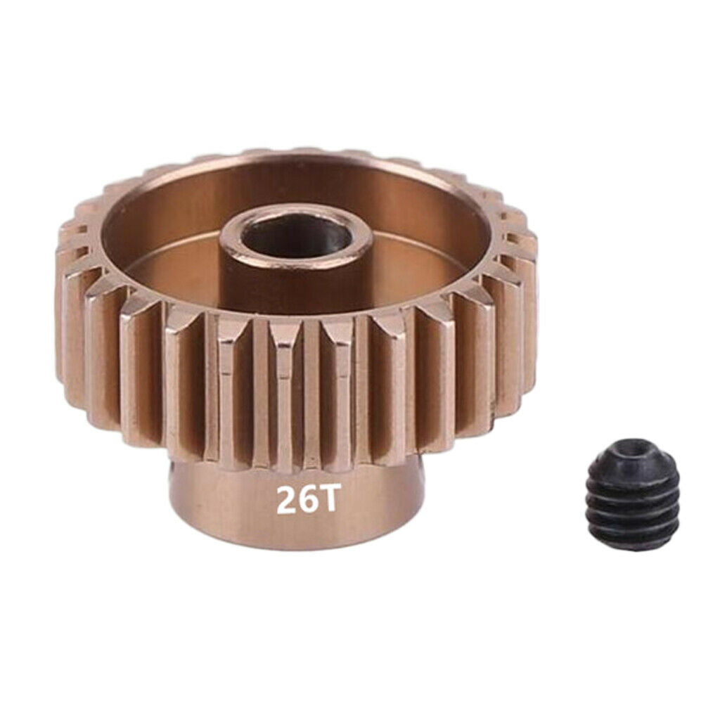 Metal 48P Spur Motor Gear 26T for Sakura D3 XI Zero S 1:10 RC Drift Car