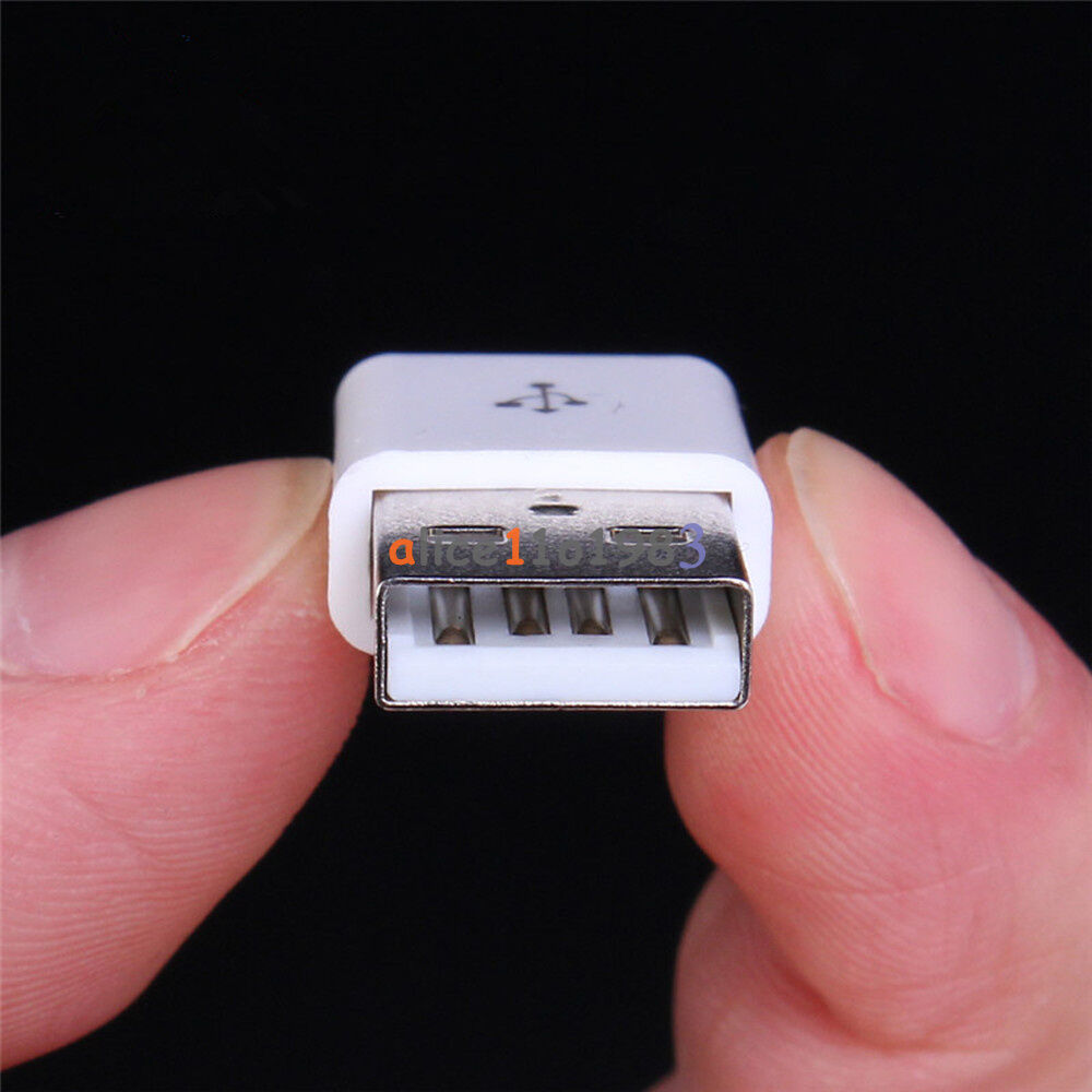 10PCS Male USB Connector USB 2.0 Plug Adapter Kit Type-A 5P White DIY Components