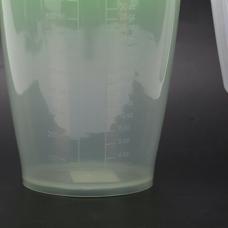 1000ML Plastic Graduated Measuring Cup water Jug with Cover Kitchen Bakin.l8