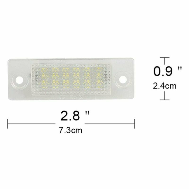 2Pcs 18LED License Number Plate Light Lamp For Touran Golf CaddyI7CA