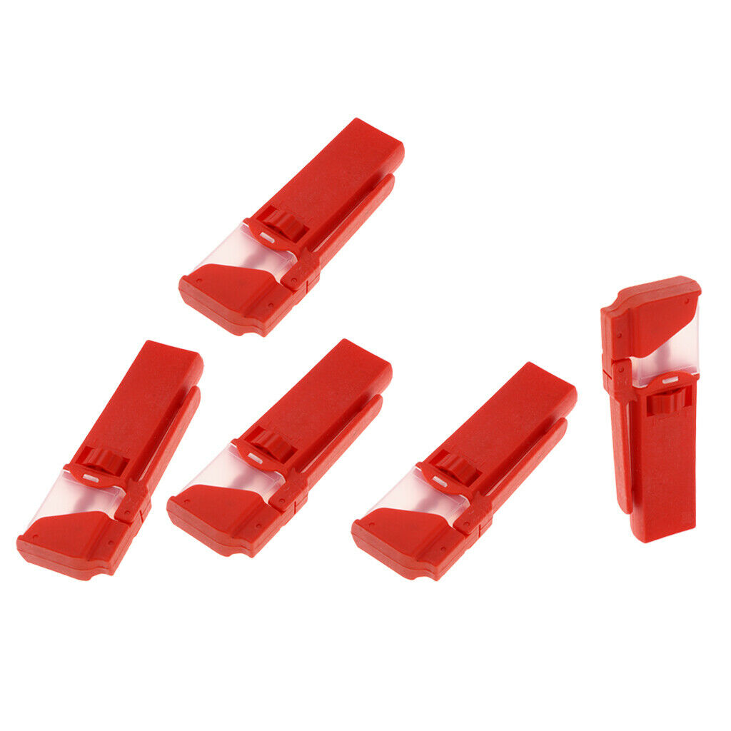 5pcs Fishing Bait Lures Clips Earthworm Bloodworm Clip Fishing Tackle Tool