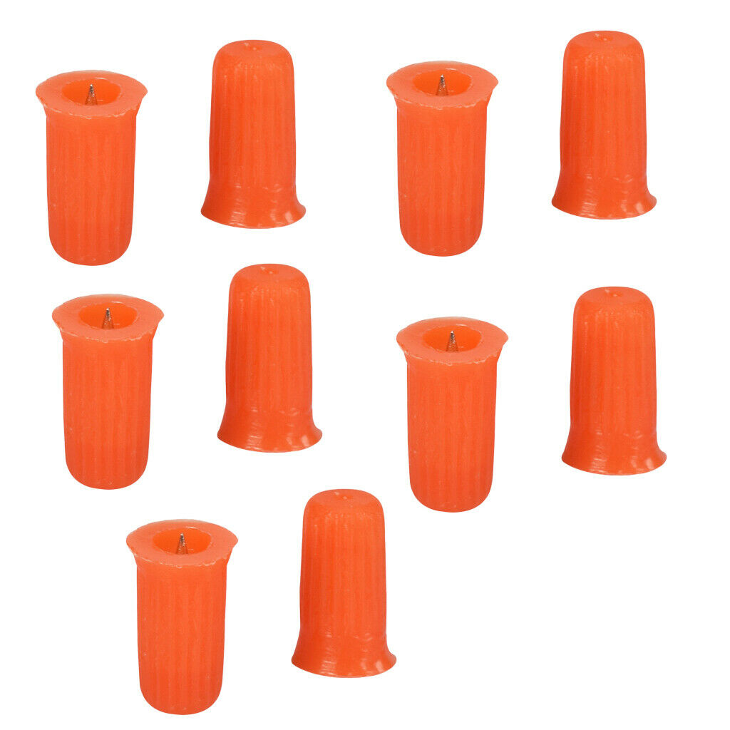 10pcs Eyelash Caps, Glue Bottle Locking Needle, Red Eyelash Extension Tool, Fits