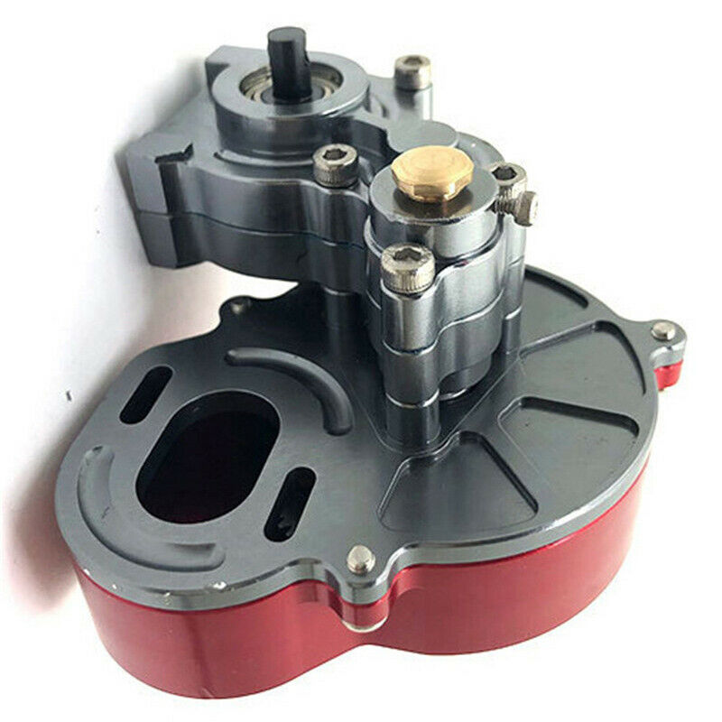 Complete Full Metal Gearbox For 1/10 Rc Crawler Car Axial SCX10 Upgrade Part XC