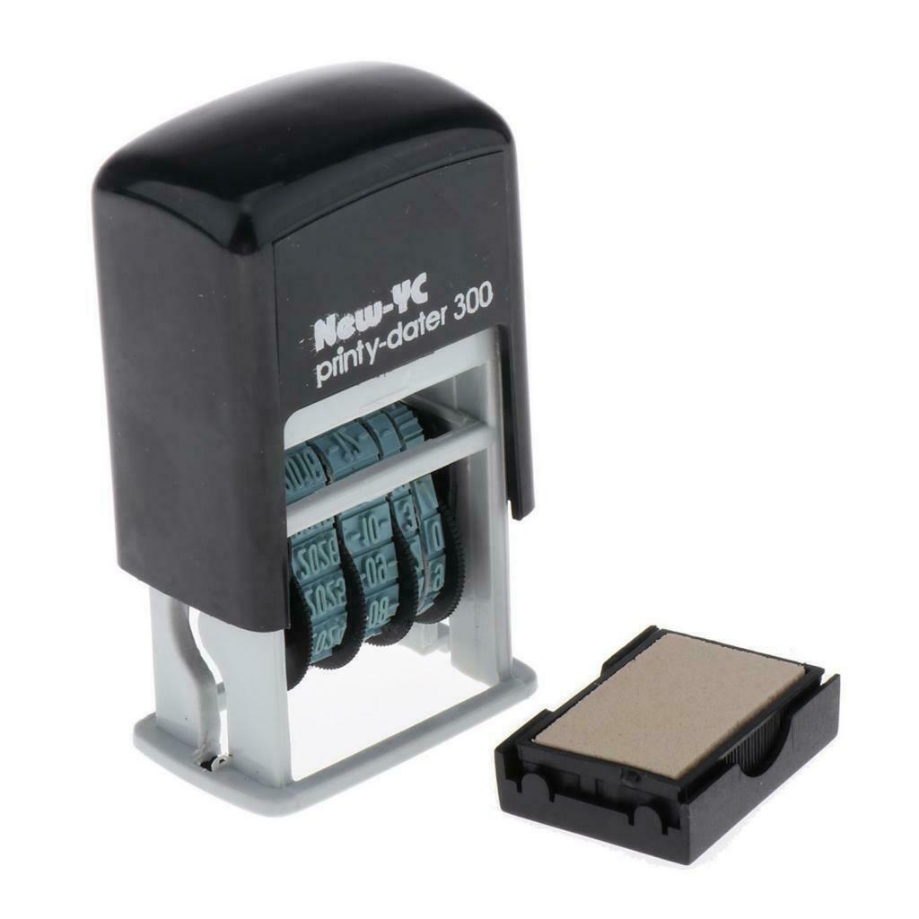 Self-Inking Date Stamp Office Stationary Stamp H-4mm Great for Receiving