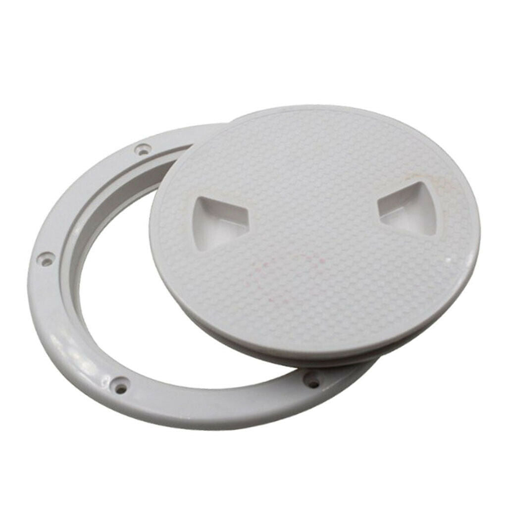 2Pcs Boating 6inch Deck Inspection Access Hatch Screw Out Plate Detachable