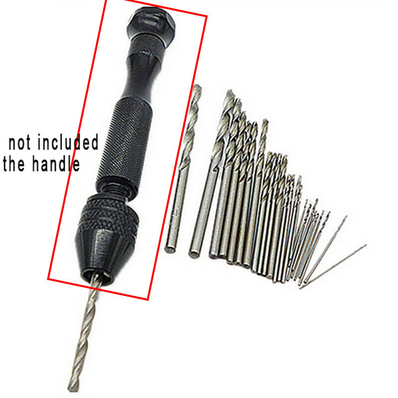 25 Micro Twist Drill Bits 0.5mm-3mm Straight Shank PCB Twist High Trend.l8