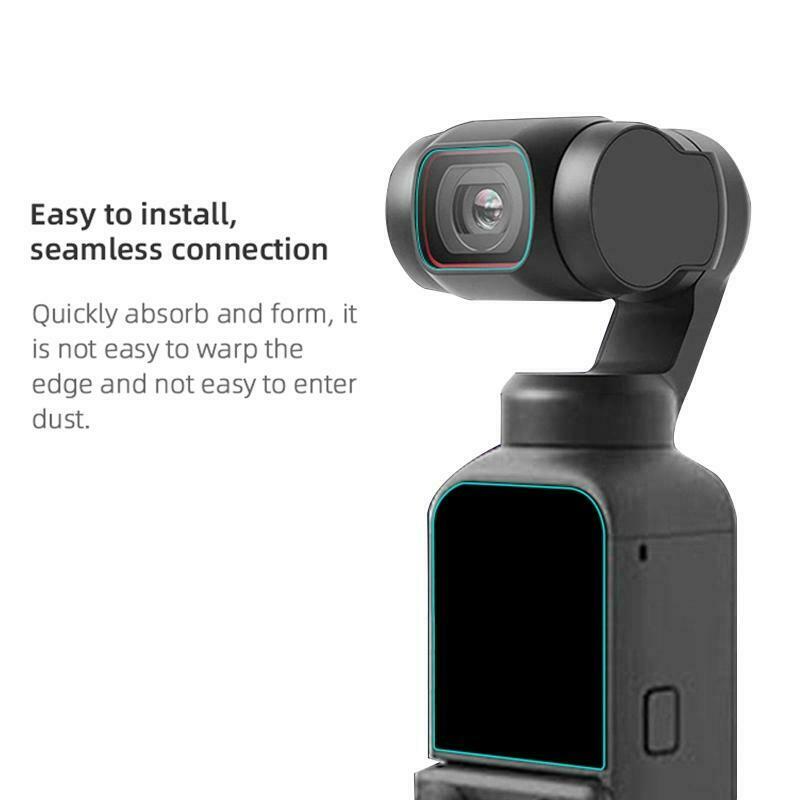 Tempered Glass Screen Protector and Lens Protective Film for Pocket 2 Gimbal