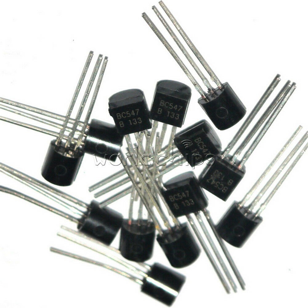 100PCS 45V 0.1A  BC547 Transistor BC547B TO-92 NPN
