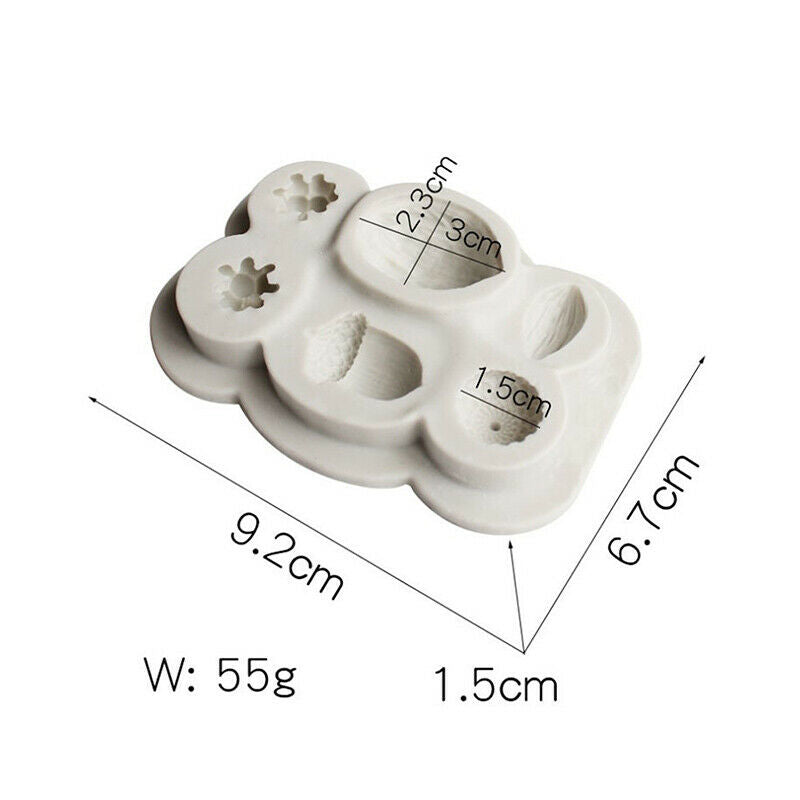DIY Cookie Decoration Fondant Cake Tools Nut Cake Mold Decorating for Sug.l8