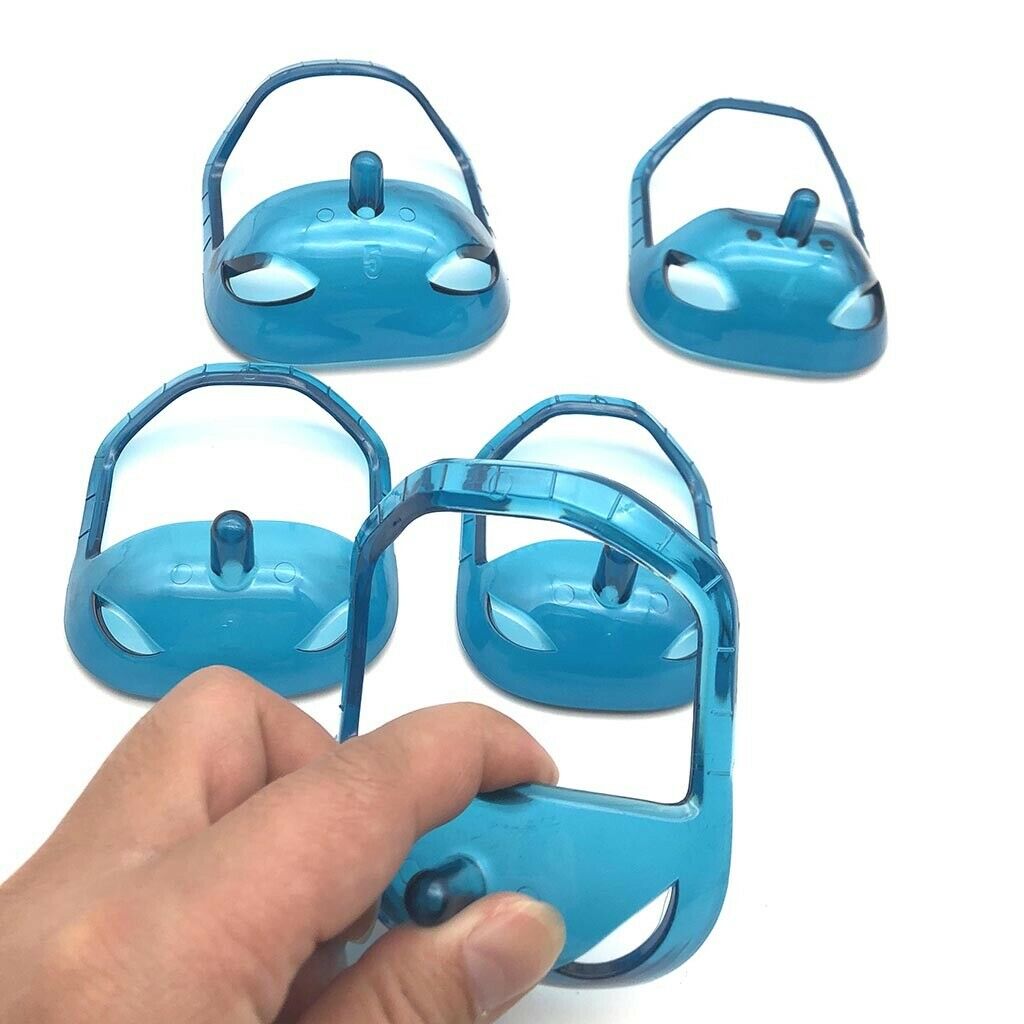 Durable Salon Male   Beard Mustache Styling Grooming Template Tool Blue