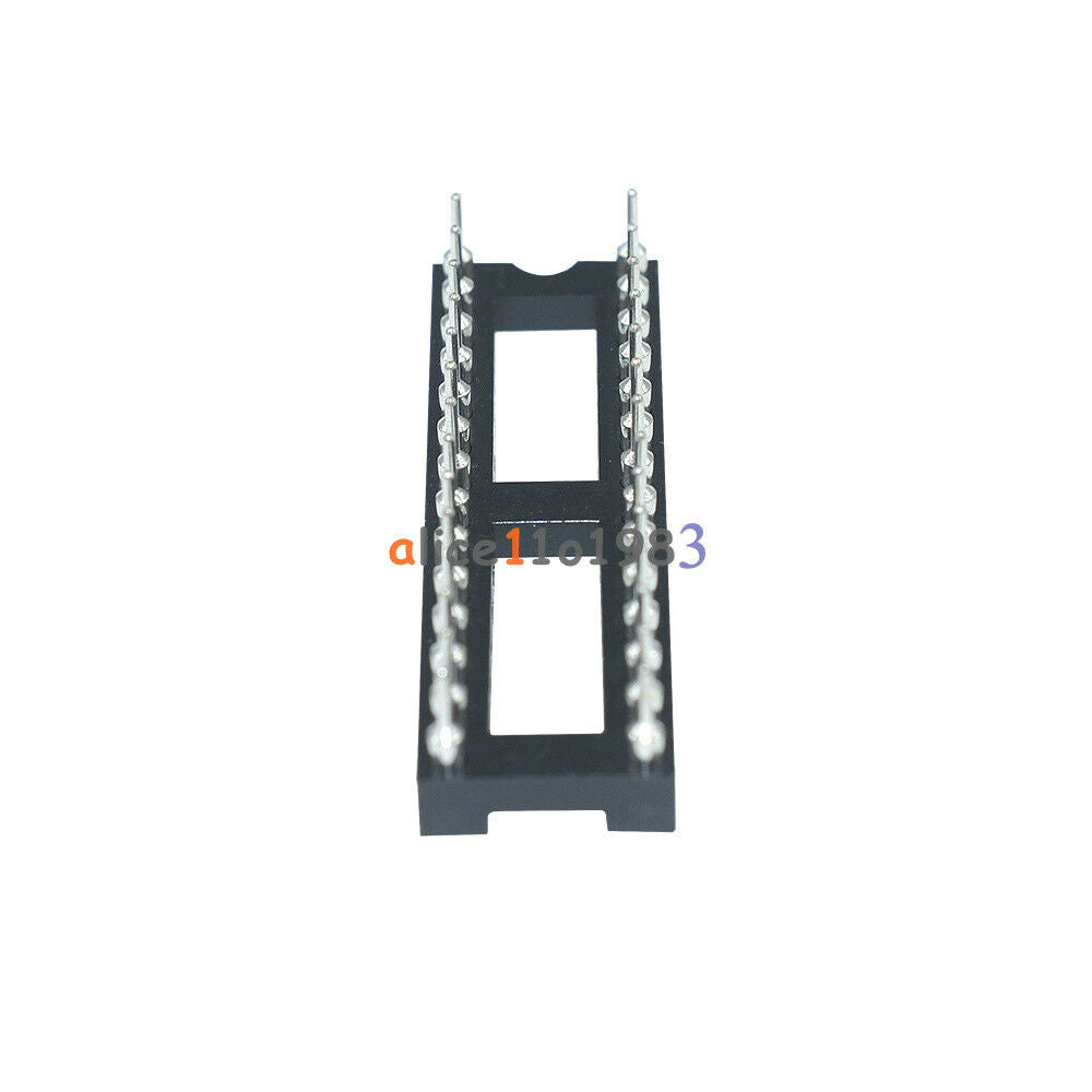 5PCS 28 Pin DIP SIP Round IC Sockets Adaptor Solder Type Narrow