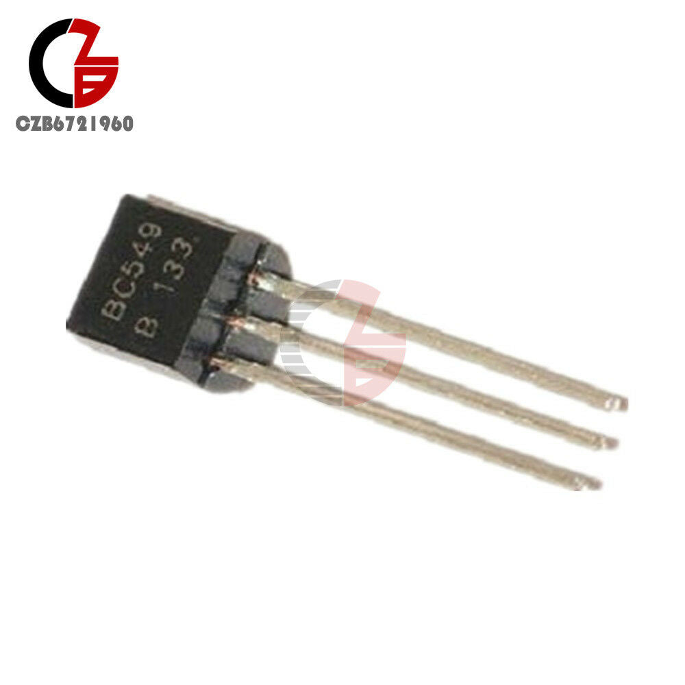 30PCS BC549 TO-92 NPN 30V 0.1A Low Noise Amplifier Transistor