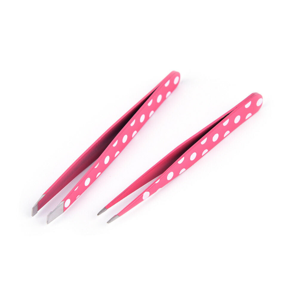 2Pcs/Set Hair Removal Eyebrow Tweezer Eye Brow Clips Beauty Makeup Tool.l8
