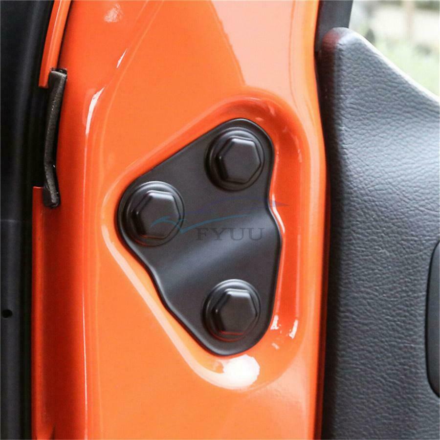 2pcs  Auto Parts Door Screw Protector Cover Trim For Jeep Wrangler JLU 2018-2021