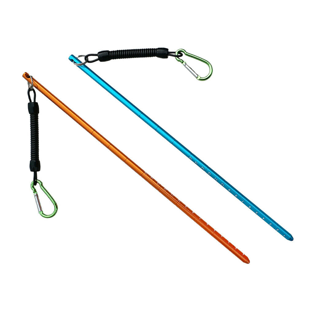 2Pcs 34 cm / 13.4 inch Ultra- light Aluminum Alloy Scuba Diving Underwater