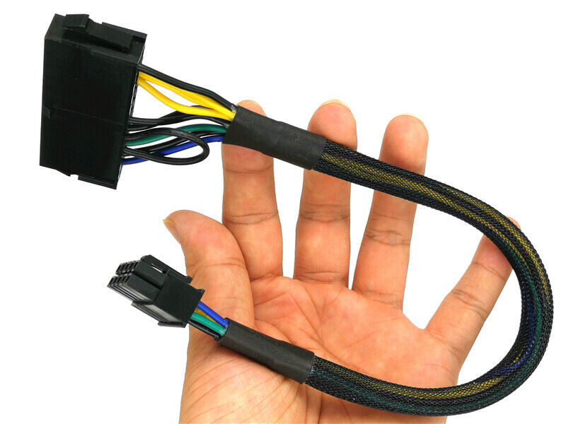 2pcs New 30cm ATX PSU Power Cable 24P to 10P for lenovo Computer PC Mainboard