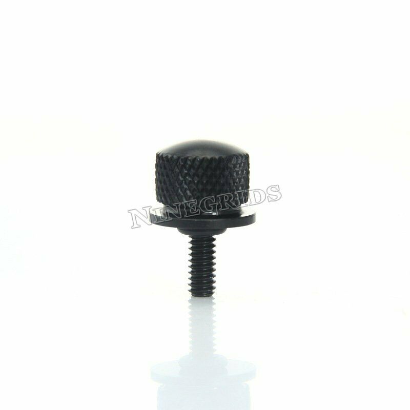 Black CNC Metal Plate/Fairing/Seat/Saddle Bolt Screw 6mm For HXXlXy Motorcycle