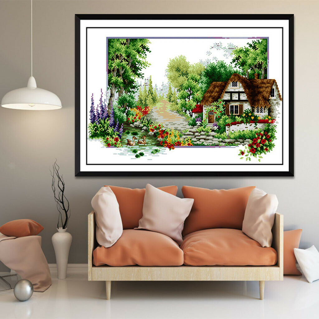 Cross stitch kit, cotton embroidery pictures, embroidery cross stitch kit,