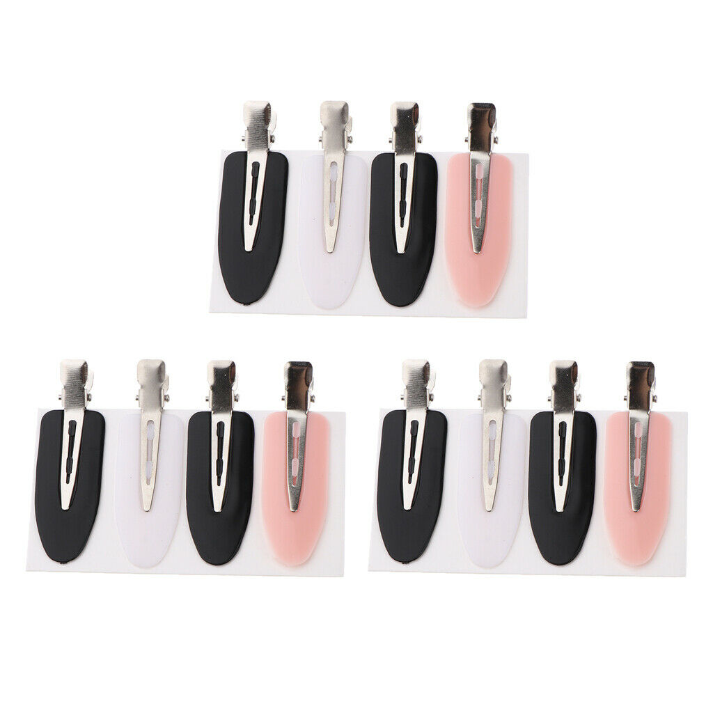 No Bend Hair Clips Headwear Women Makeup Bangs Waves Styling Tool Clamps
