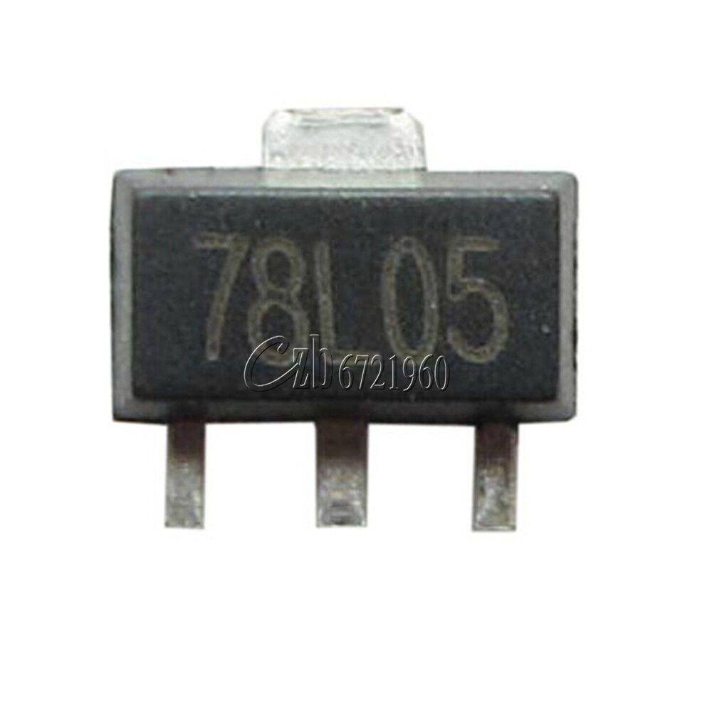 20PCS 78L05 L78L05 7805 Voltage Regulator 5V 100mA SOT-89 SMD