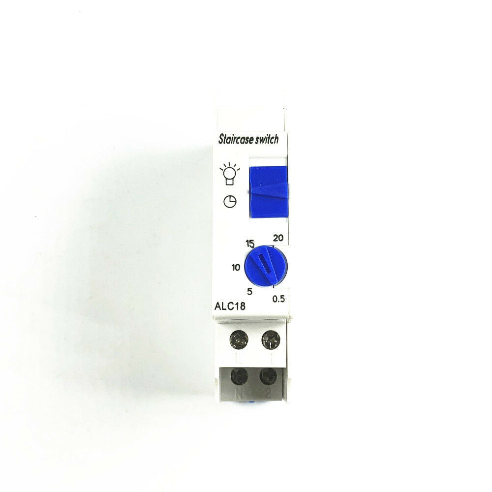 AC220V 16A DIN Rail Staircase Corridor Light Electronic Relay Switch Time Timer