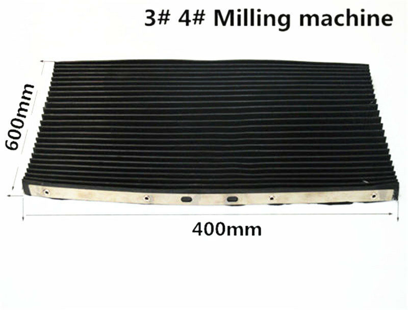 1x Bridgeport Milling Machine Rubber Accordion Way Cover CNC Vertical Mill Part