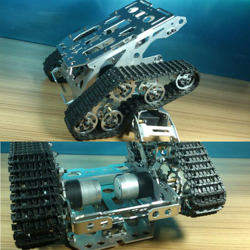 Metal Independent Suspension System Caterpillar Robot Tank chassis For Arduino