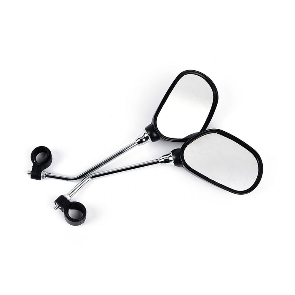 1Pair Bicycle Bike Mobility Scooter Handlebar Mirrors With Safety RefleJ BR