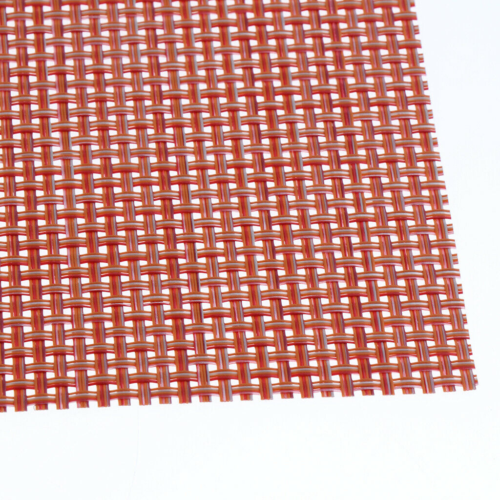 2pcs Anti-slip Table Mat Heat Pad Coaster Kitchen Dining Placemat Orange