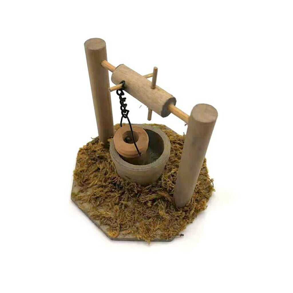 1/12 Wooden Simulation Chicken Coop Fairy Garden Yard Decortion Supplies